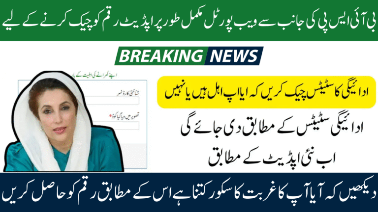 BISP 8171 Portal Status Check 2025