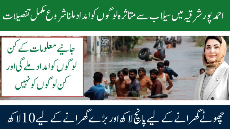 Flood Relief 2025: Ahmadpur Sharqia Villages