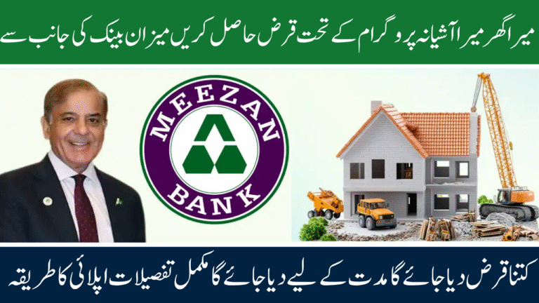 Meezan Bank Easy Home 2025 – Complete Details under Mera Ghar Mera Ashiana Scheme
