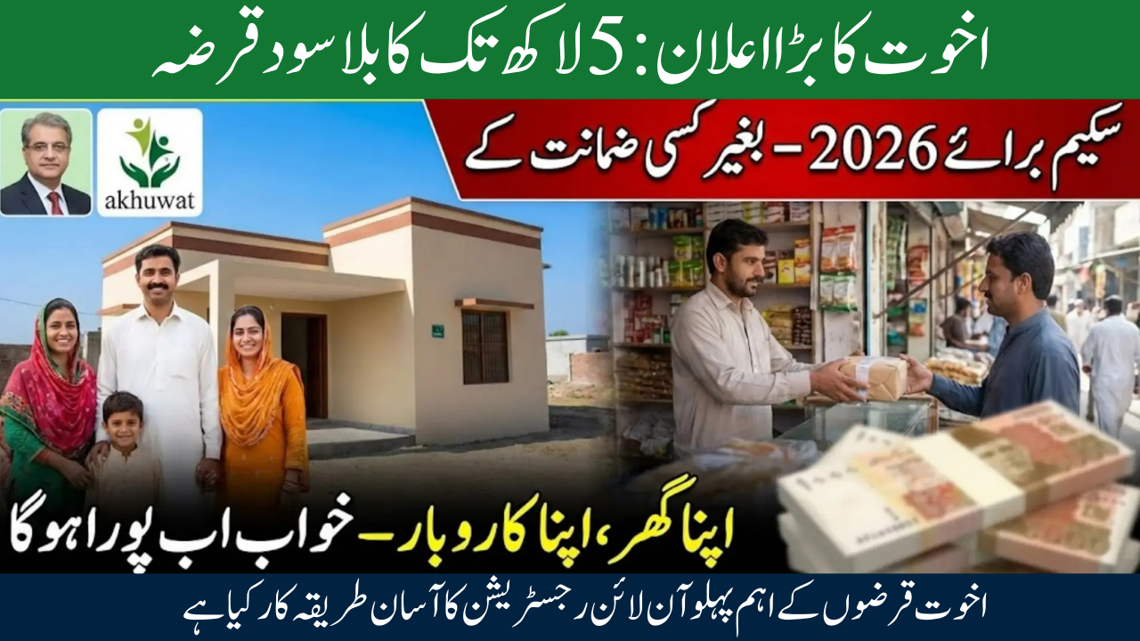 Akhuwat 2026 Interest-Free Loan