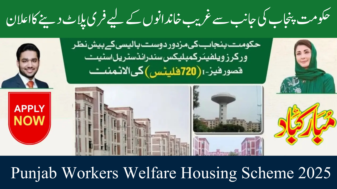 Punjab Workers Free Plot Scheme 2025